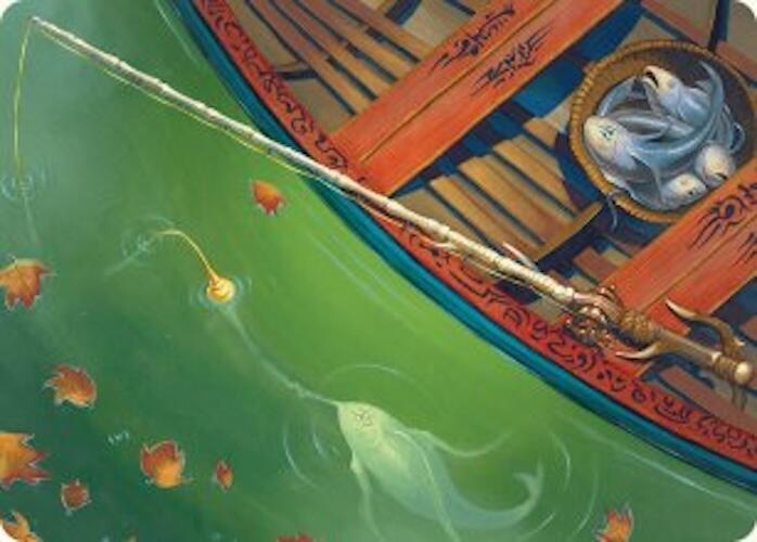 Fishing Pole Art Card (18/54) [Foundations Art Series] | Good Games North