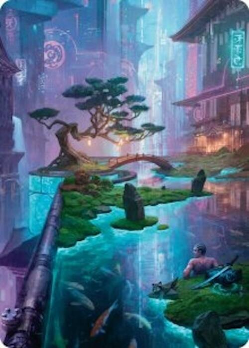 Island Art Card (22/54) [Foundations Art Series] | Good Games North