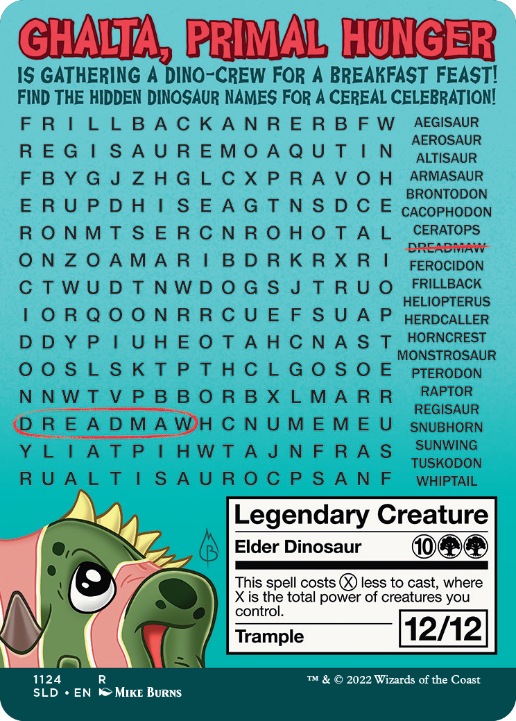 Ghalta, Primal Hunger (Borderless) [Secret Lair Drop Series] | Good Games North