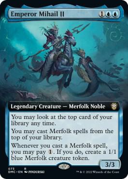 Emperor Mihail II Extended Art 73 (Commander: Dominaria United)  - Foil | Good Games North