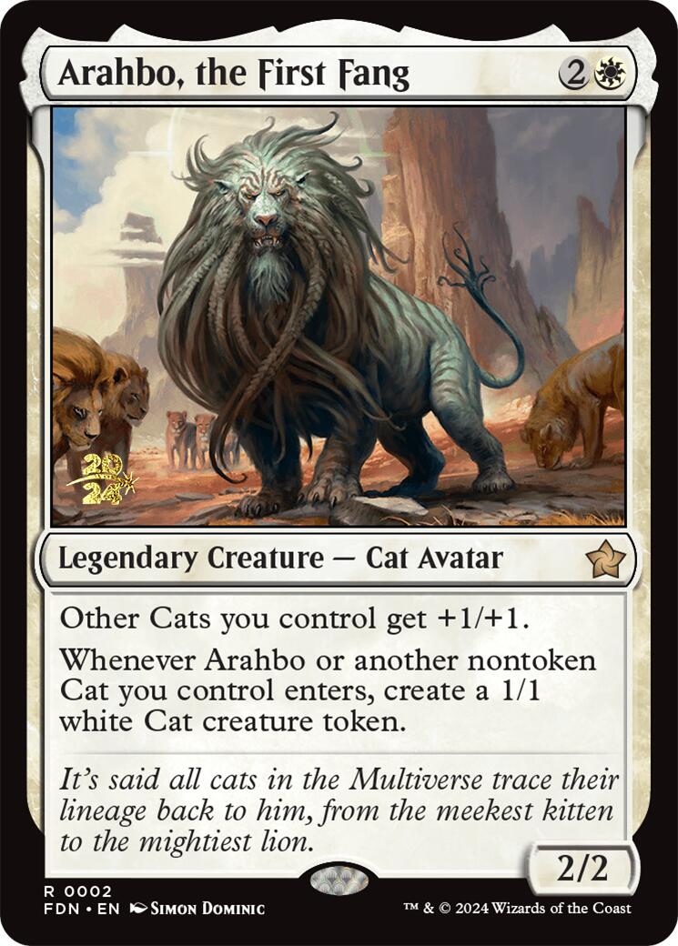 Arahbo, the First Fang [Foundations Prerelease Promos] | Good Games North