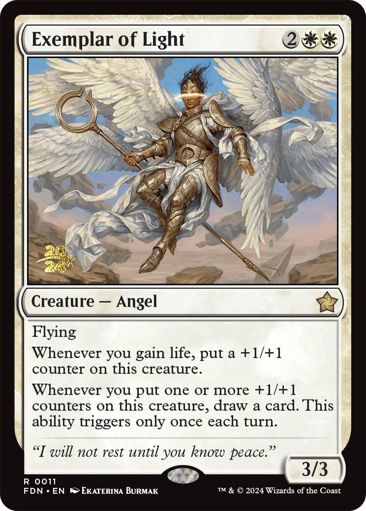 Exemplar of Light [Foundations Prerelease Promos] | Good Games North
