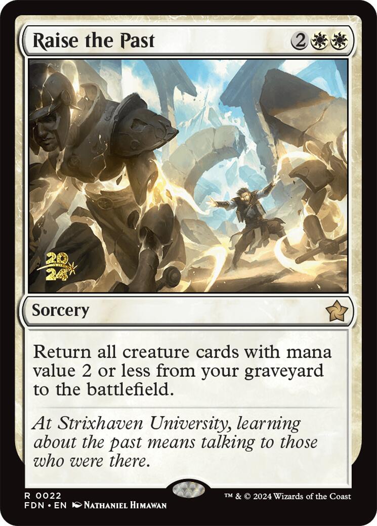 Raise the Past [Foundations Prerelease Promos] | Good Games North