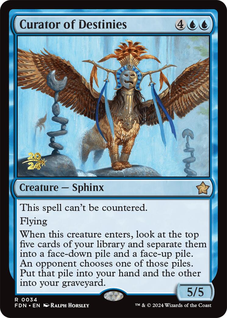 Curator of Destinies [Foundations Prerelease Promos] | Good Games North