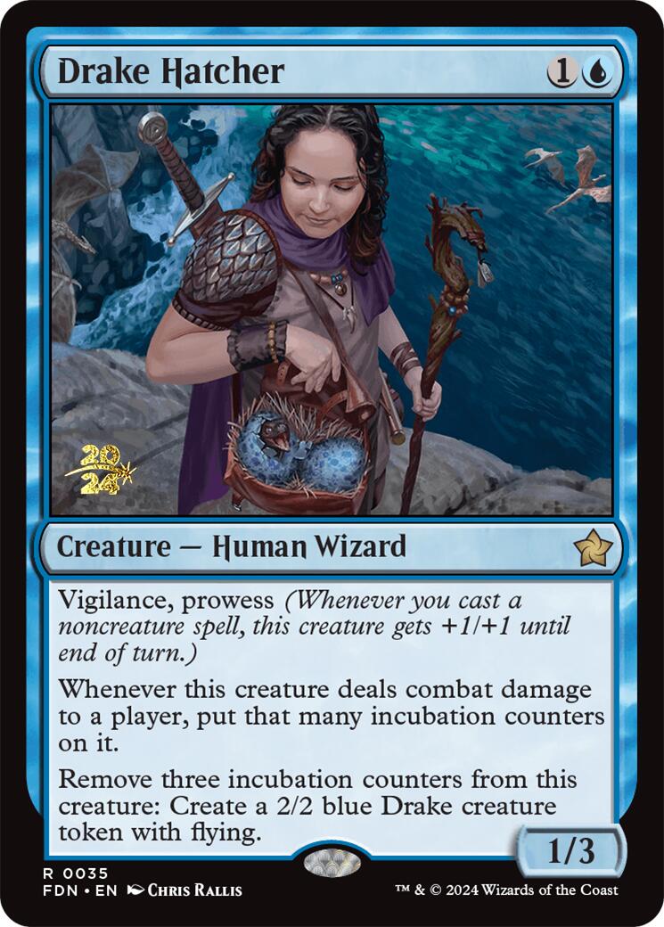 Drake Hatcher [Foundations Prerelease Promos] | Good Games North
