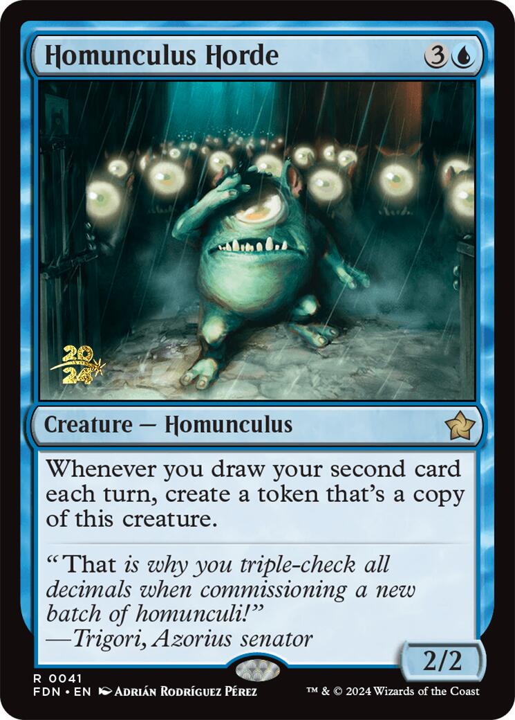 Homunculus Horde [Foundations Prerelease Promos] | Good Games North