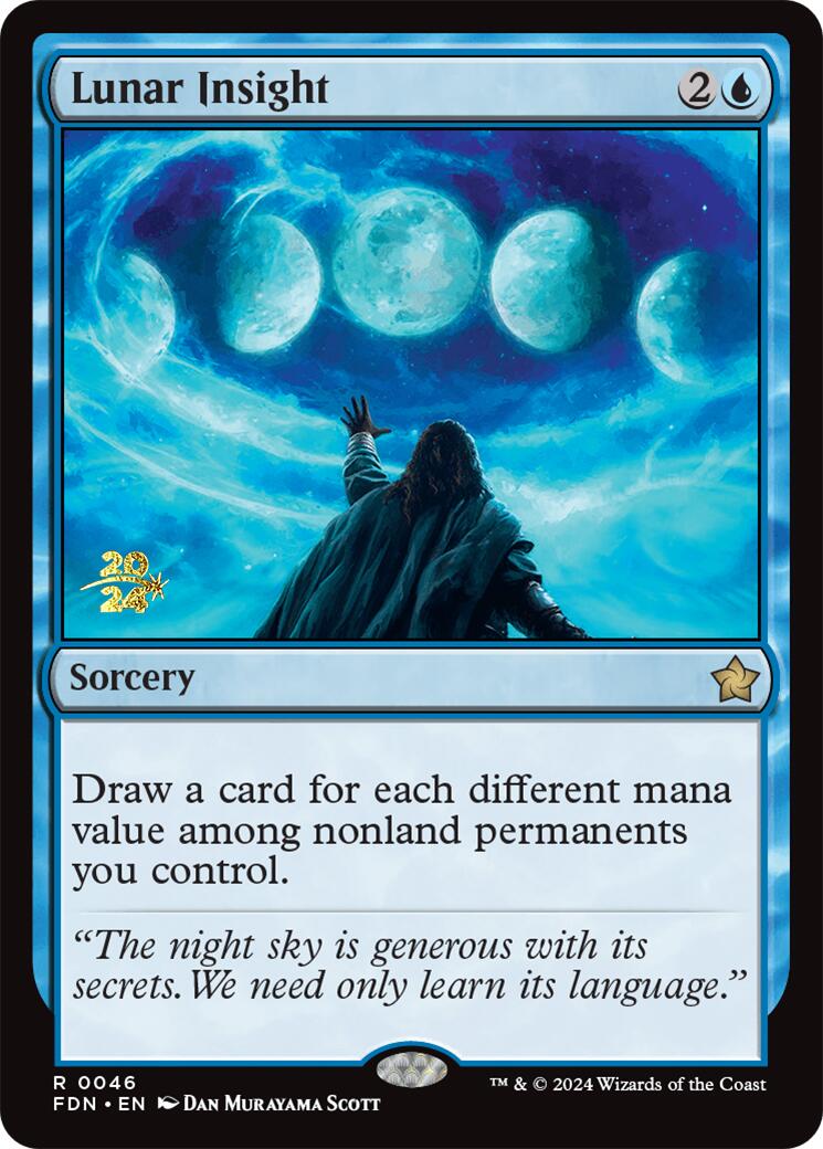 Lunar Insight [Foundations Prerelease Promos] | Good Games North
