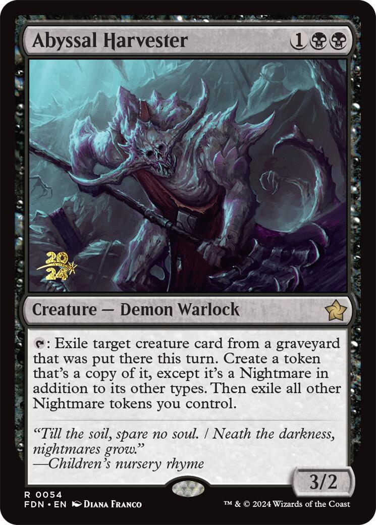 Abyssal Harvester [Foundations Prerelease Promos] | Good Games North