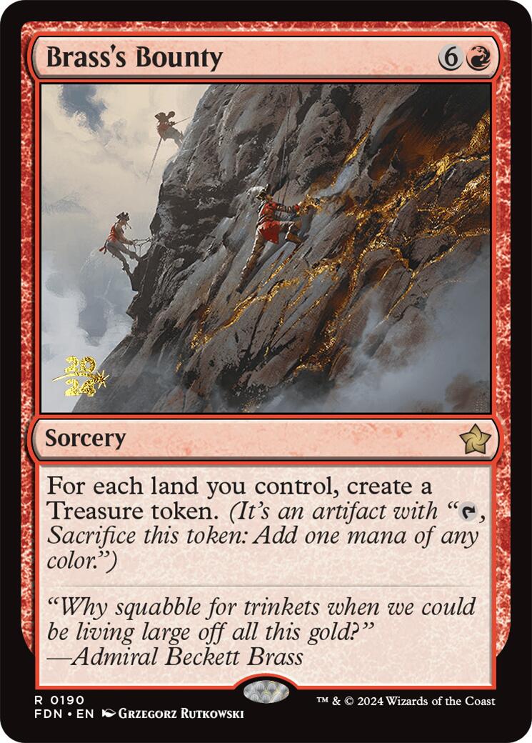Brass's Bounty [Foundations Prerelease Promos] | Good Games North