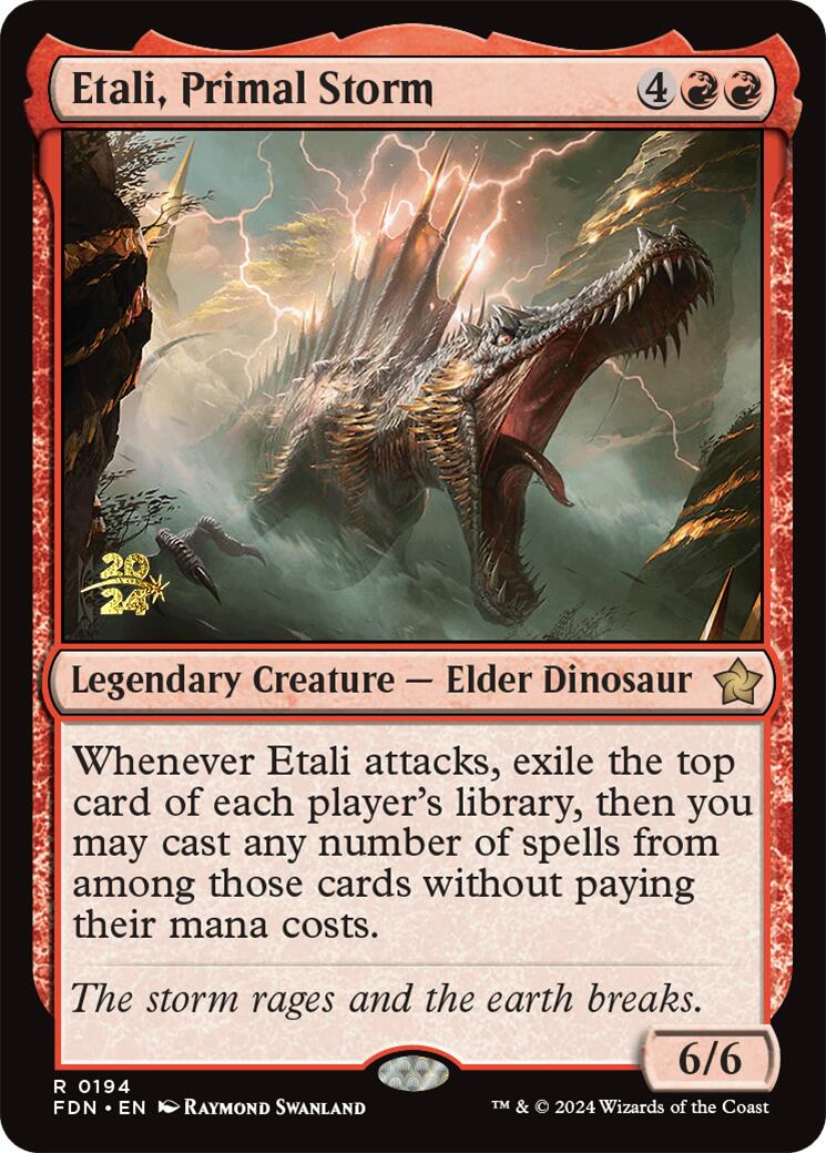 Etali, Primal Storm [Foundations Prerelease Promos] | Good Games North