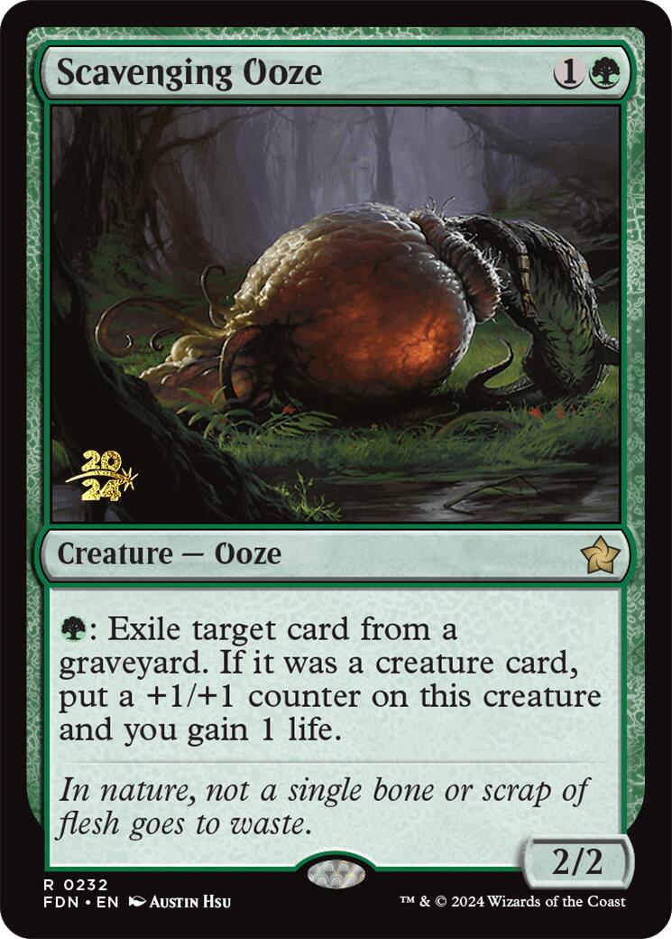 Scavenging Ooze [Foundations Prerelease Promos] | Good Games North