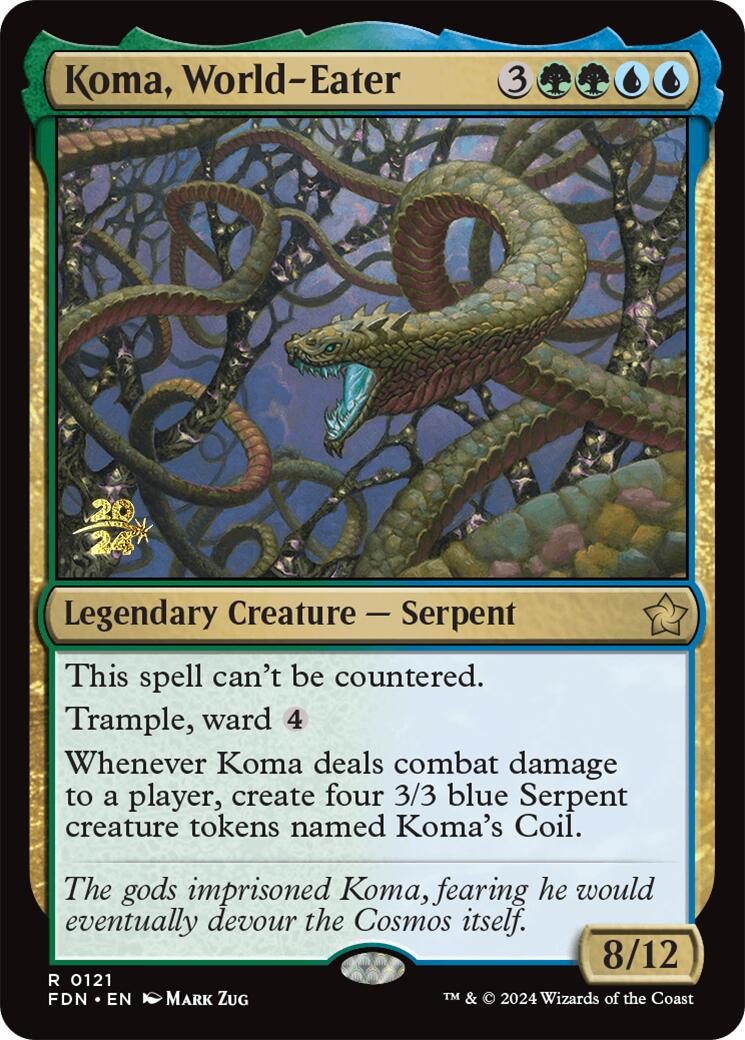 Koma, World-Eater [Foundations Prerelease Promos] | Good Games North