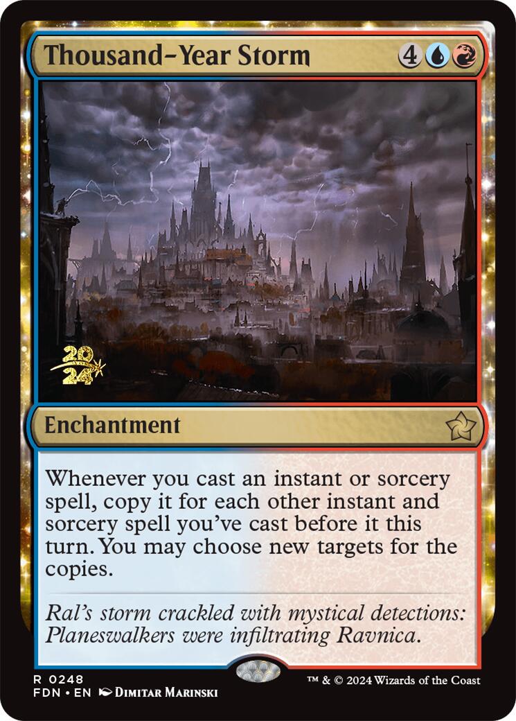 Thousand-Year Storm [Foundations Prerelease Promos] | Good Games North