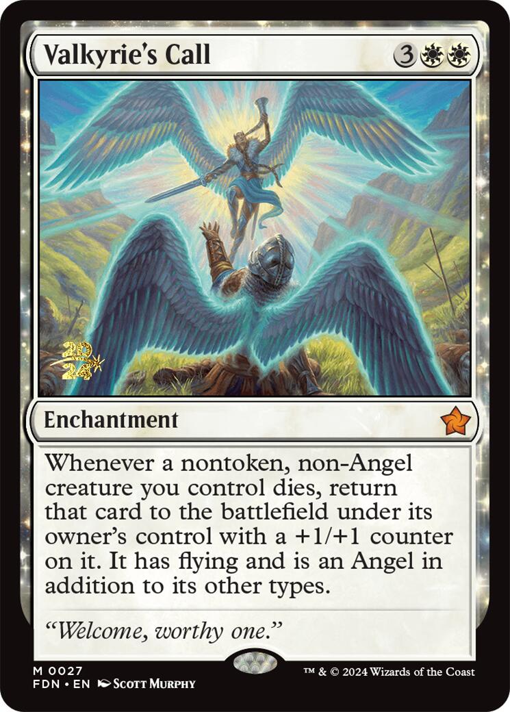 Valkyrie's Call [Foundations Prerelease Promos] | Good Games North