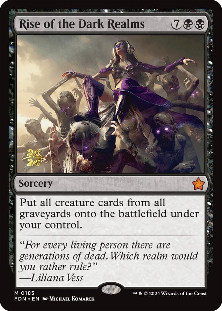 Rise of the Dark Realms [Foundations Prerelease Promos] | Good Games North