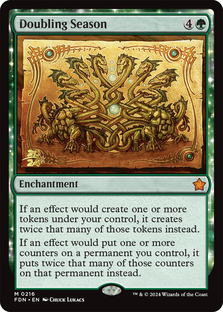 Doubling Season [Foundations Prerelease Promos] | Good Games North