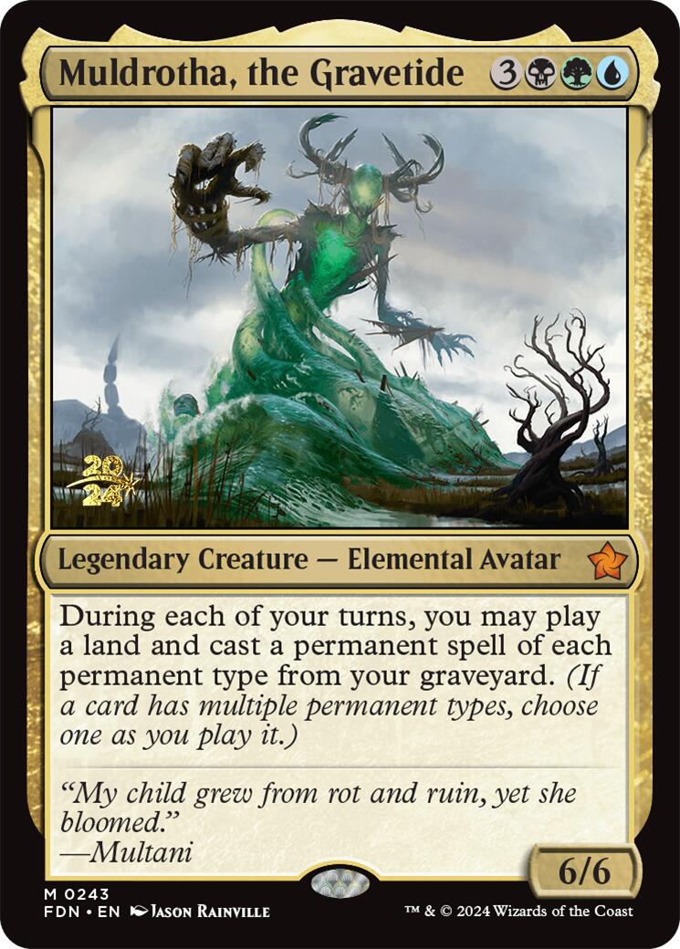 Muldrotha, the Gravetide [Foundations Prerelease Promos] | Good Games North