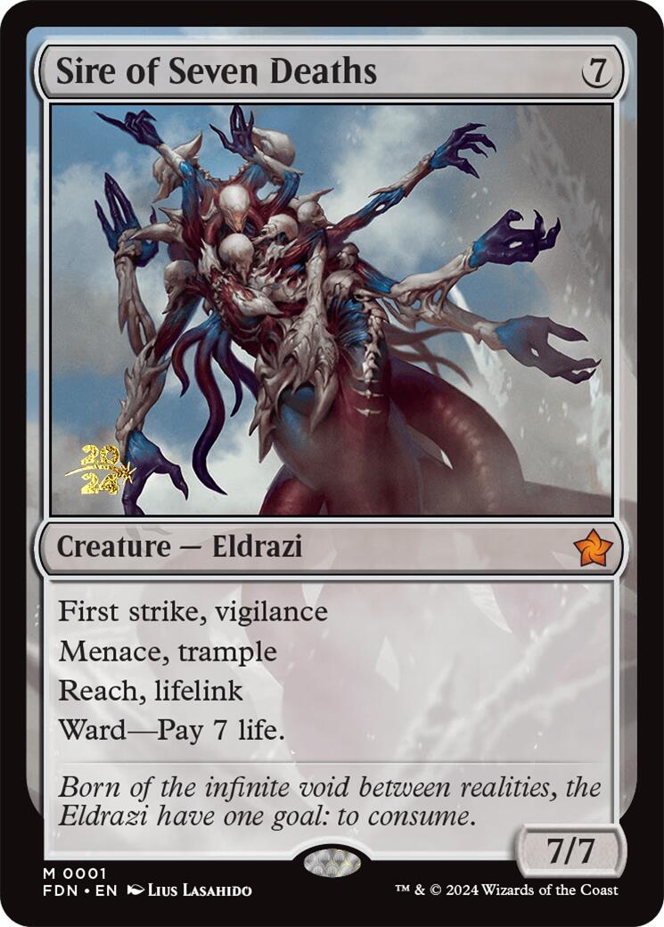 Sire of Seven Deaths [Foundations Prerelease Promos] | Good Games North