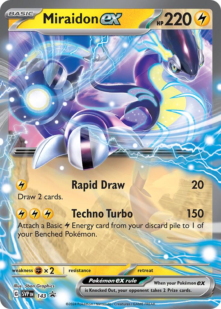 Miraidon ex (143) [Scarlet & Violet: Black Star Promos] | Good Games North