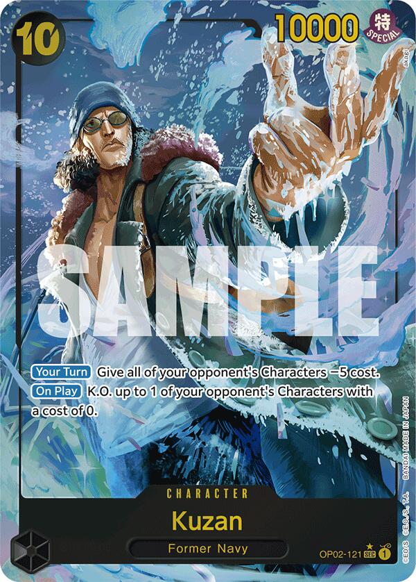 Kuzan (OP02-121) (Alternate Art) [Premium Booster -The Best-] | Good Games North