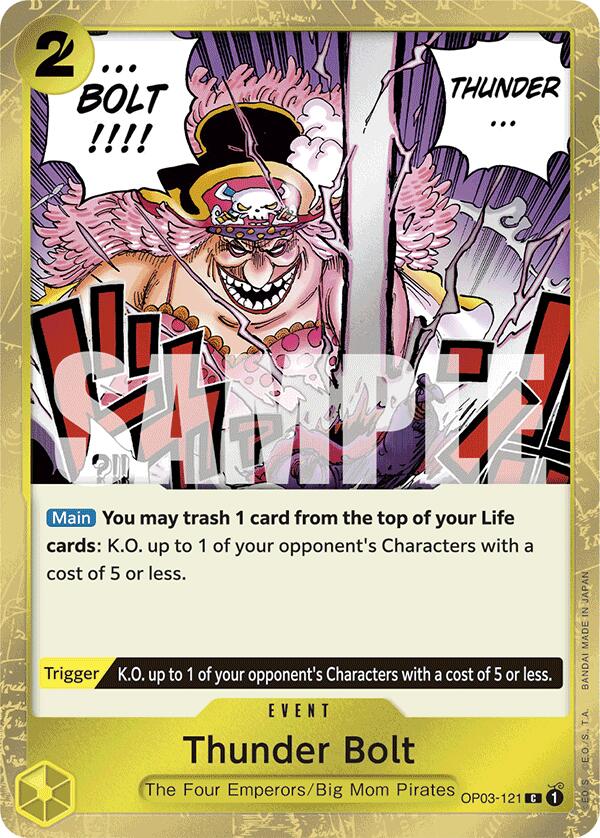Thunder Bolt (Jolly Roger Foil) [Premium Booster -The Best-] | Good Games North