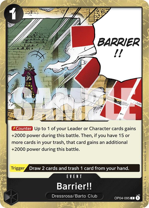 Barrier!! (Jolly Roger Foil) [Premium Booster -The Best-] | Good Games North