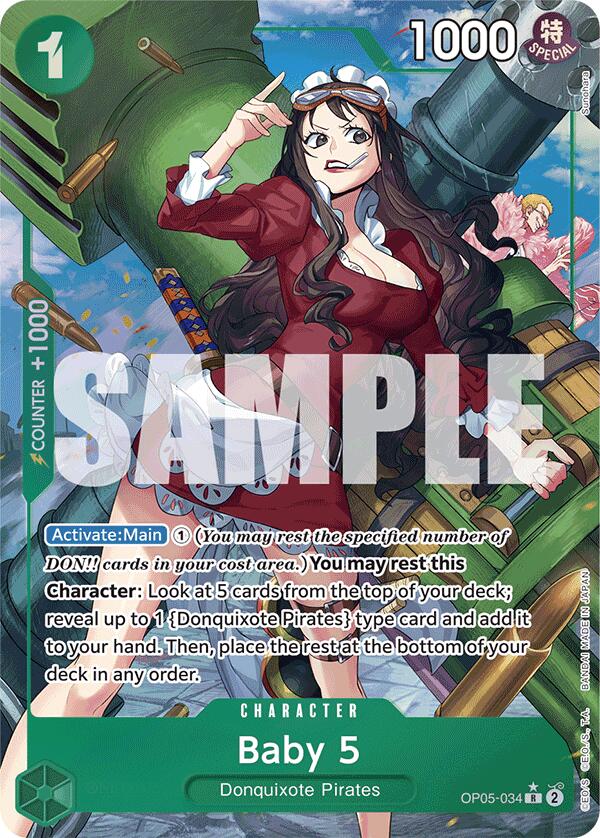 Baby 5 (OP05-034) (Alternate Art) [Premium Booster -The Best-] | Good Games North