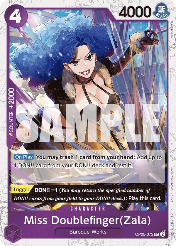 Miss Doublefinger(Zala) (Jolly Roger Foil) [Premium Booster -The Best-] | Good Games North