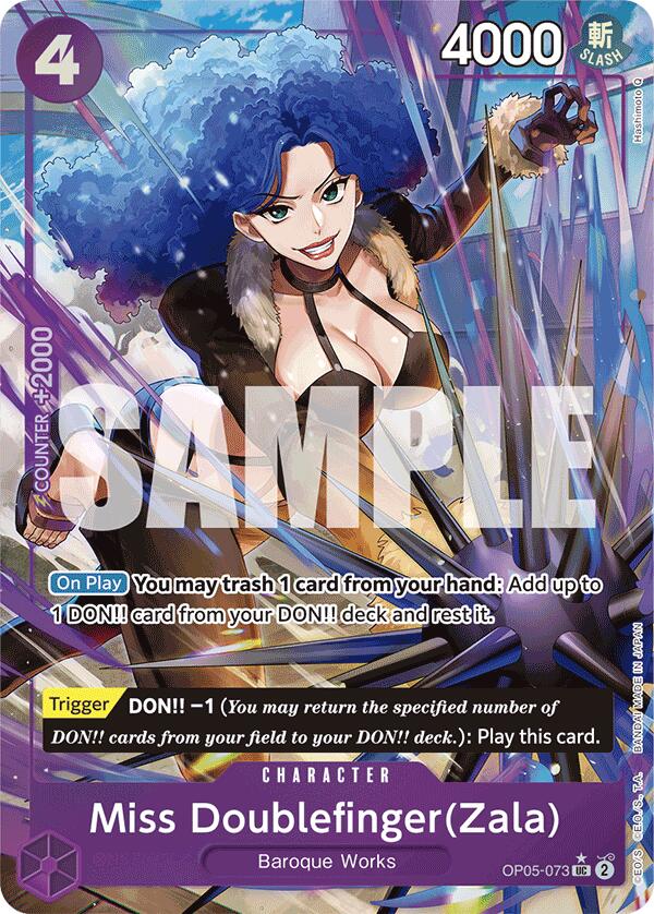 Miss Doublefinger(Zala) (Full Art) [Premium Booster -The Best-] | Good Games North