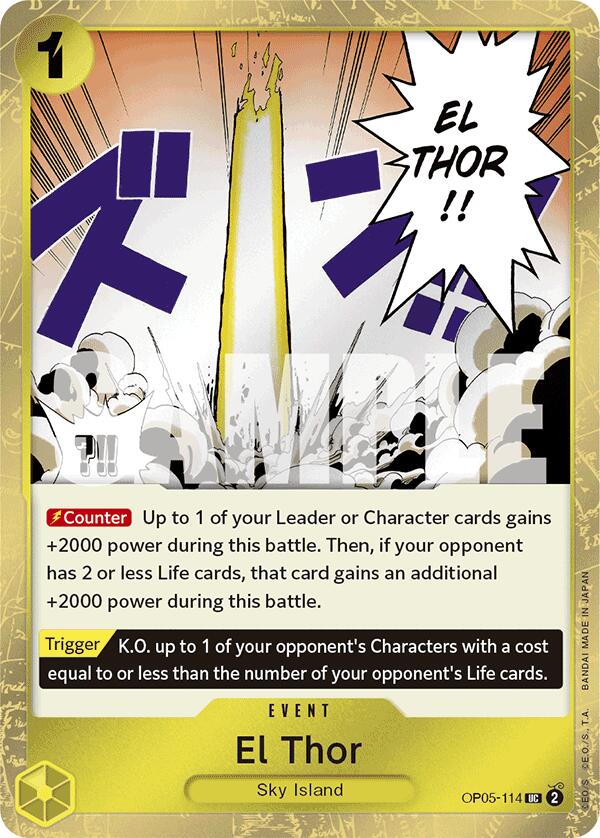 El Thor (Jolly Roger Foil) [Premium Booster -The Best-] | Good Games North