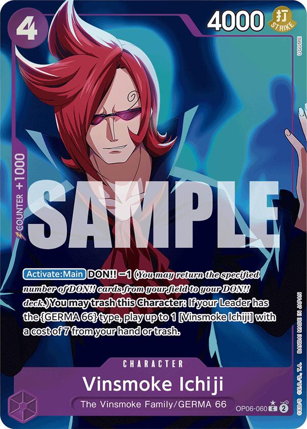 Vinsmoke Ichiji (OP06-060) (Full Art) [Premium Booster -The Best-] | Good Games North