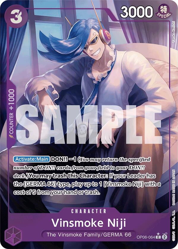Vinsmoke Niji (OP06-064) (Full Art) [Premium Booster -The Best-] | Good Games North