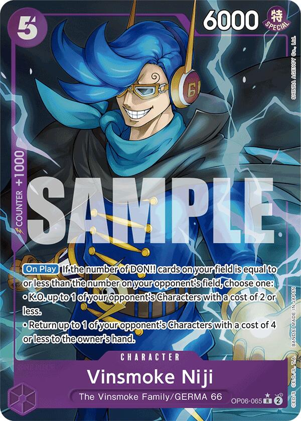 Vinsmoke Niji (OP06-065) (Alternate Art) [Premium Booster -The Best-] | Good Games North