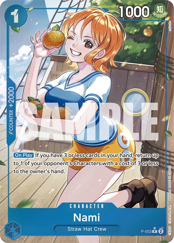 Nami (P-053) (Full Art) [Premium Booster -The Best-] | Good Games North