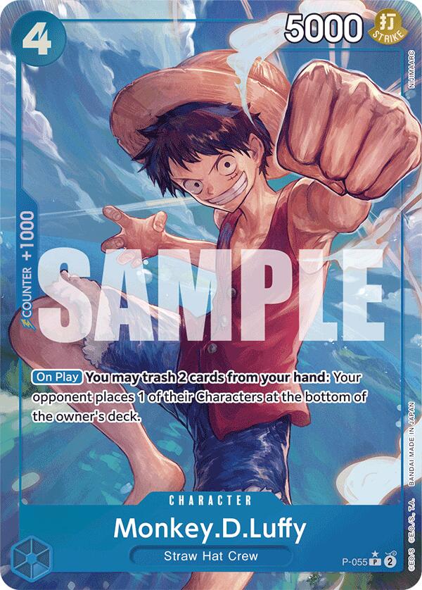 Monkey.D.Luffy (P-055) (Full Art) [Premium Booster -The Best-] | Good Games North
