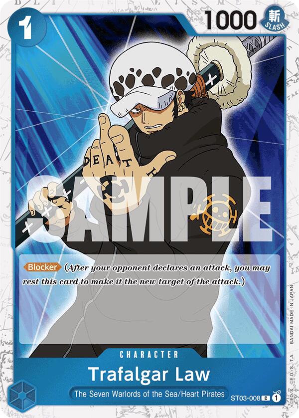 Trafalgar Law (ST03-008) (Jolly Roger Foil) [Premium Booster -The Best-] | Good Games North