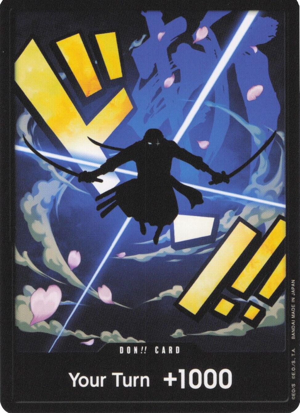DON!! Card (Zoro) [Premium Booster -The Best-] | Good Games North