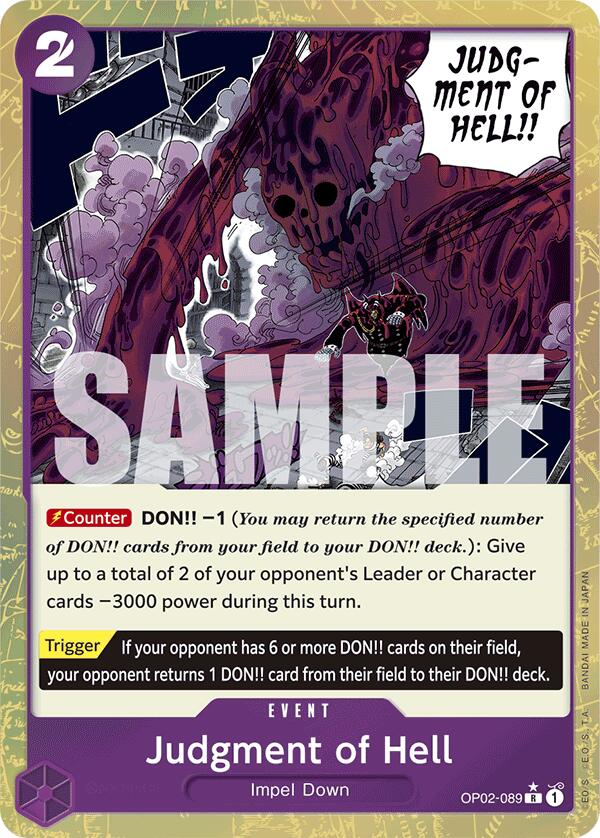 Judgment of Hell (Textured Foil) [Premium Booster -The Best-] | Good Games North