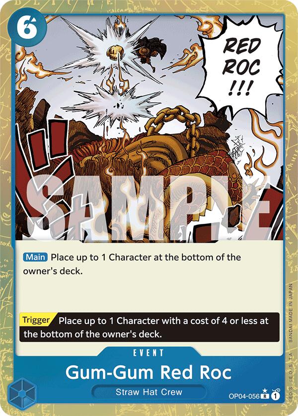 Gum-Gum Red Roc (Textured Foil) [Premium Booster -The Best-] | Good Games North