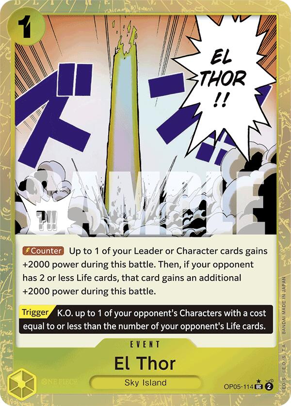 El Thor (Textured Foil) [Premium Booster -The Best-] | Good Games North