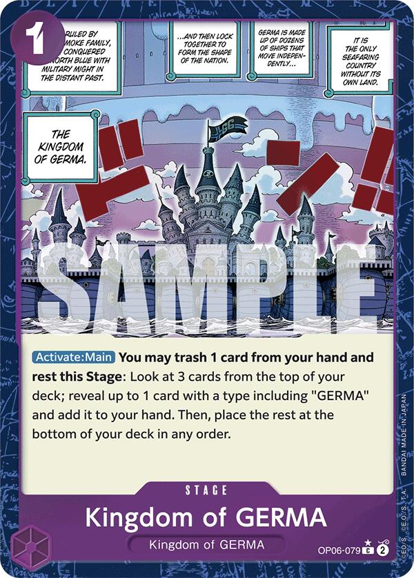 Kingdom of GERMA (Textured Foil) [Premium Booster -The Best-] | Good Games North