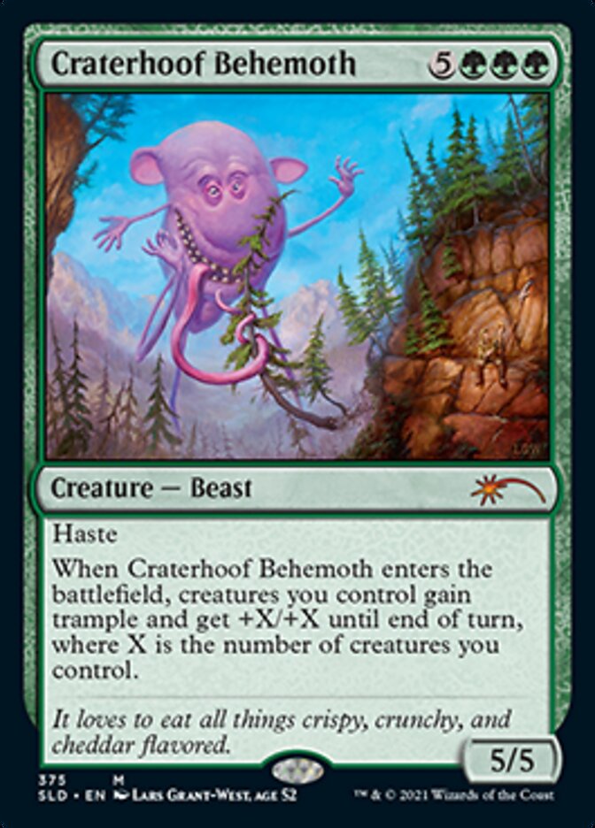 Craterhoof Behemoth (375) [Secret Lair Drop Series] | Good Games North