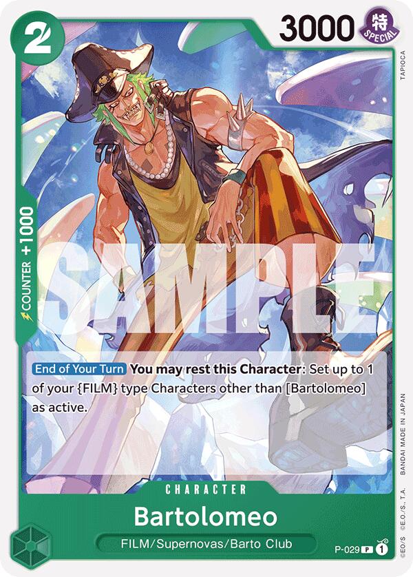 Bartolomeo (P-029) (Reprint) [Premium Booster -The Best-] | Good Games North