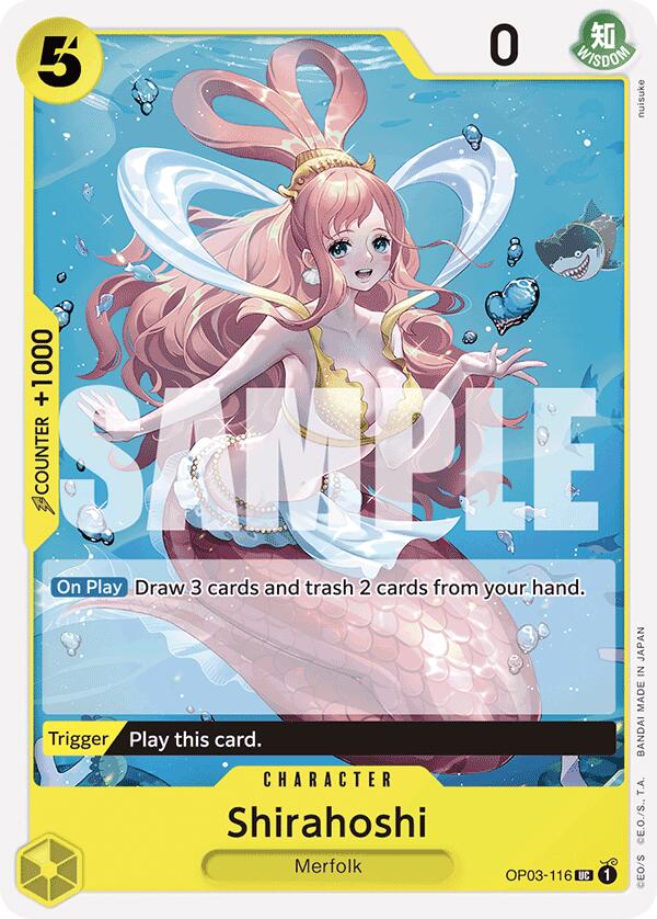 Shirahoshi (OP03-116) (Reprint) [Premium Booster -The Best-] | Good Games North