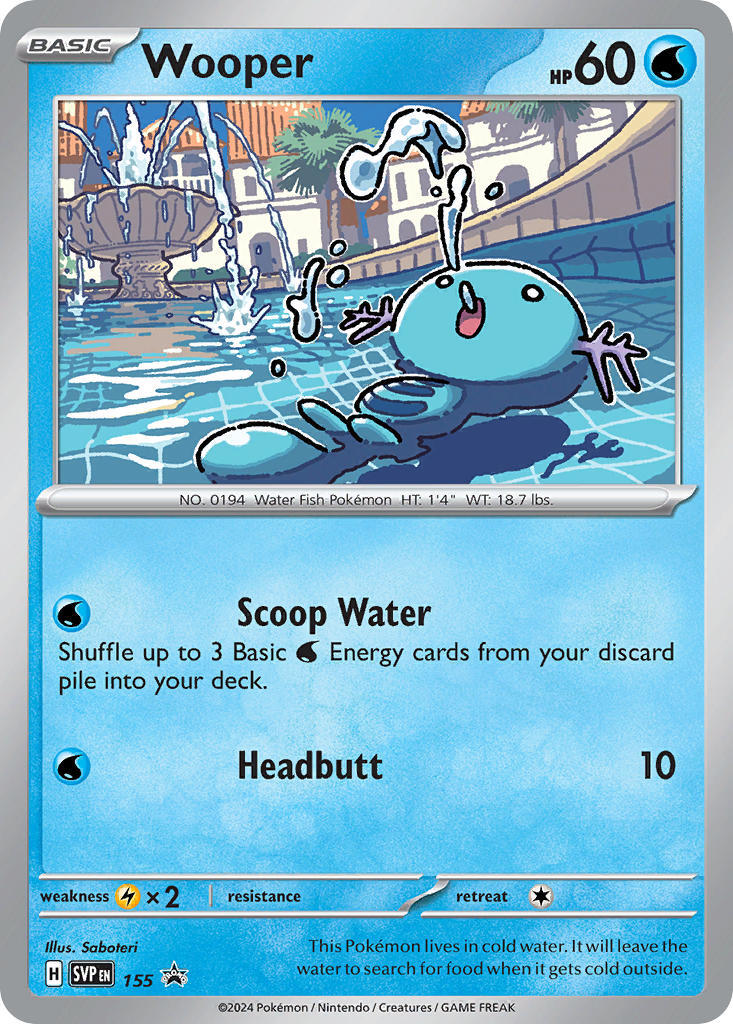 Wooper (155) [Scarlet & Violet: Black Star Promos] | Good Games North