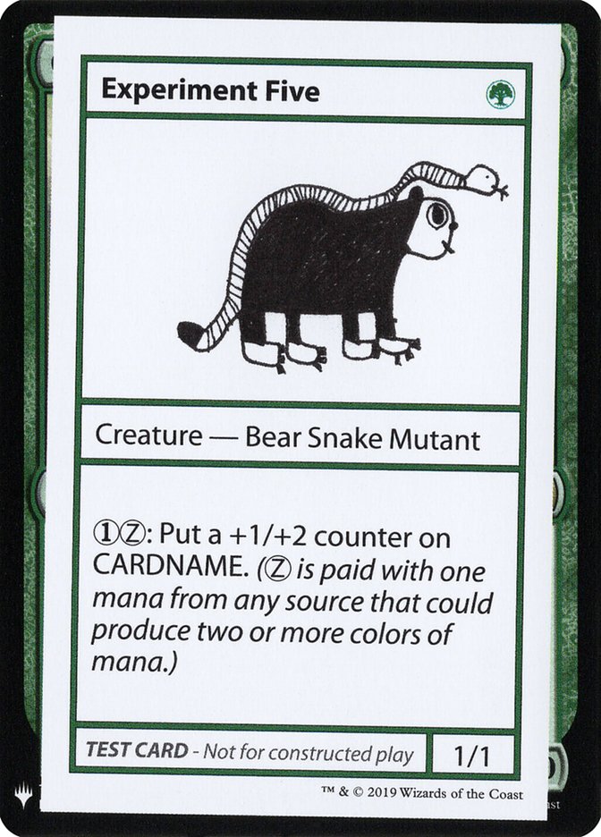 Experiment Five [Mystery Booster Playtest Cards] | Good Games North