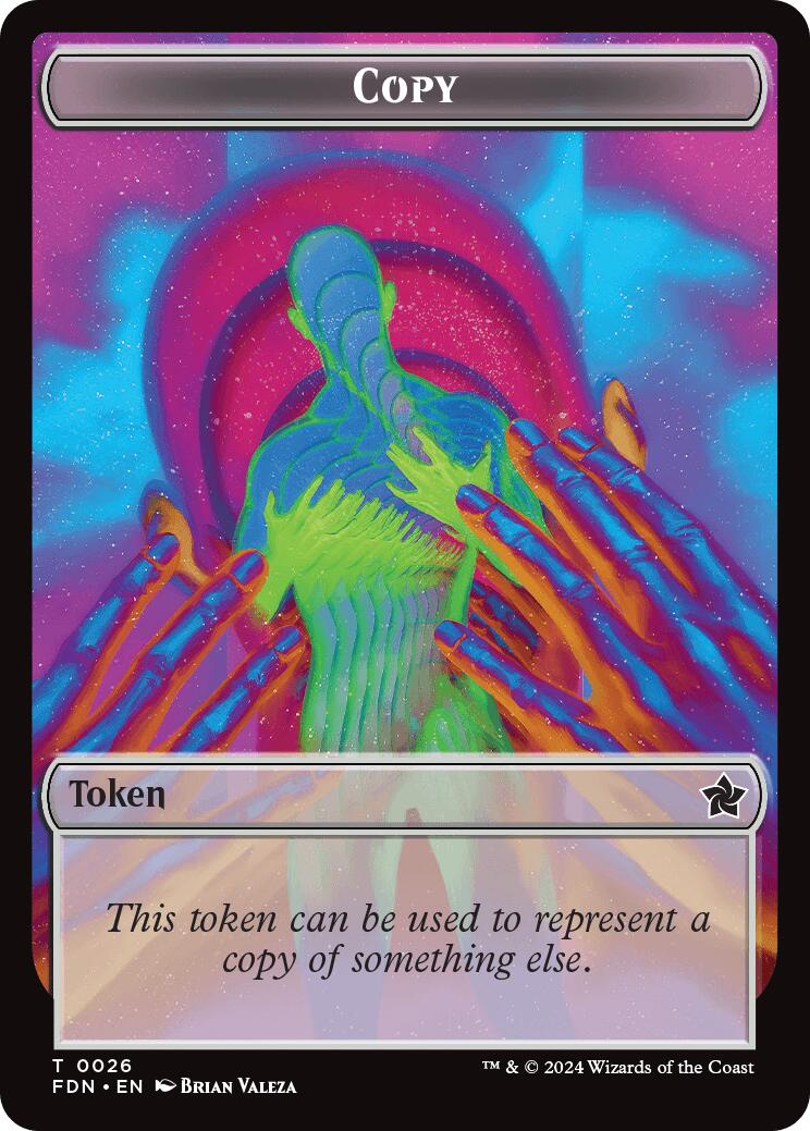 Copy // Human Double-Sided Token [Foundations Tokens] | Good Games North