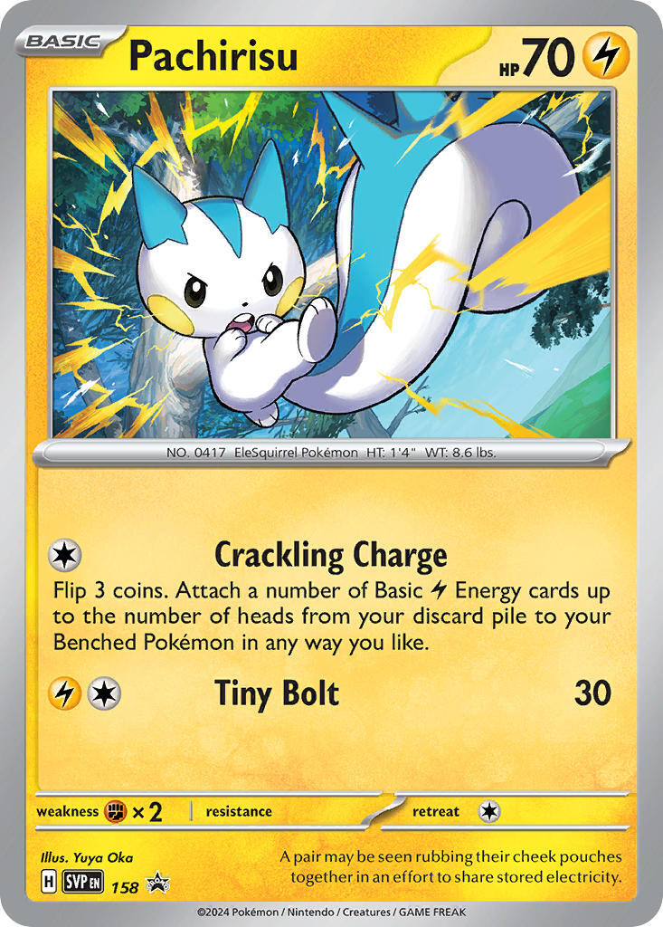 Pachirisu (158) [Scarlet & Violet: Black Star Promos] | Good Games North