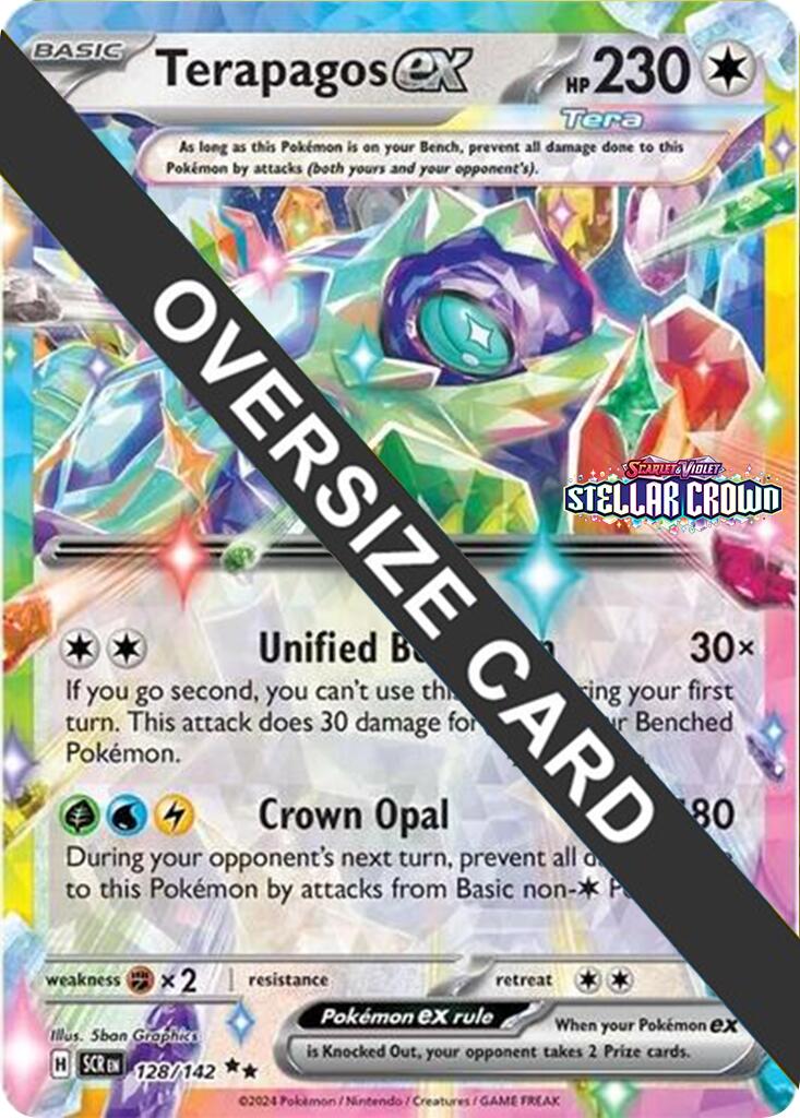 Terapagos ex (128/142) (Jumbo Card) [Scarlet & Violet: Black Star Promos] | Good Games North