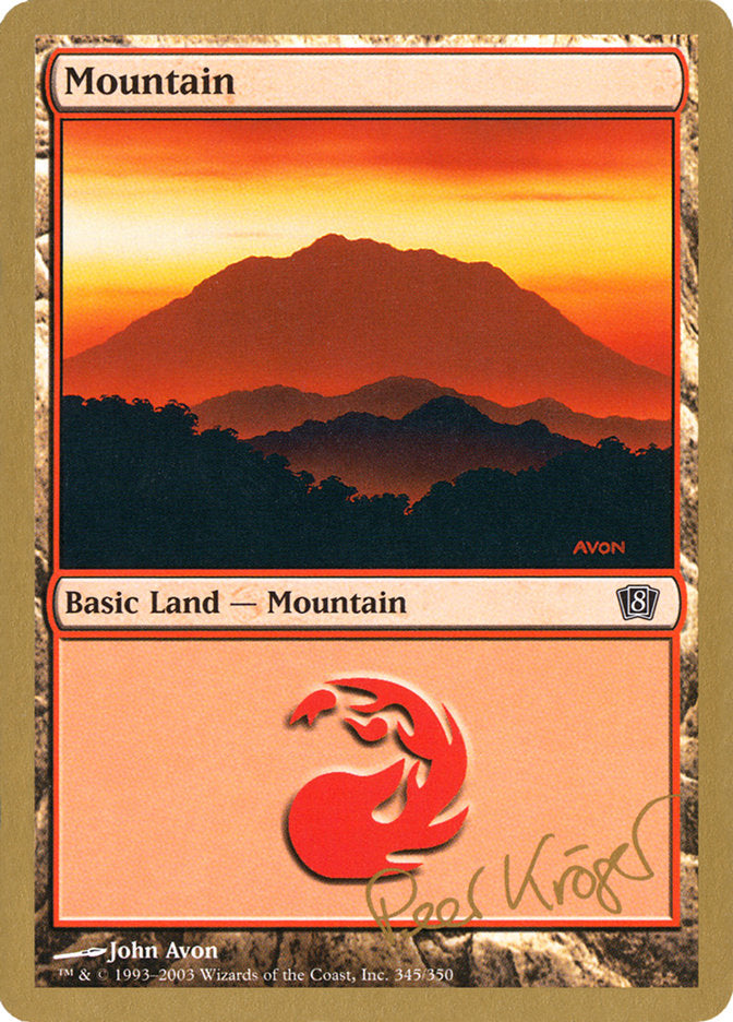Mountain (pk345) (Peer Kroger) [World Championship Decks 2003] | Good Games North